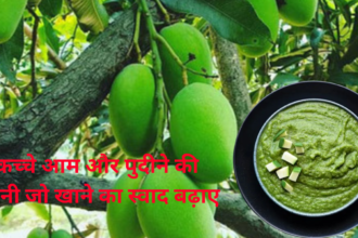 कच्चे आम और पुदीने